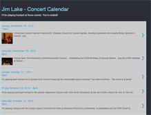 Tablet Screenshot of events.jimlake.com